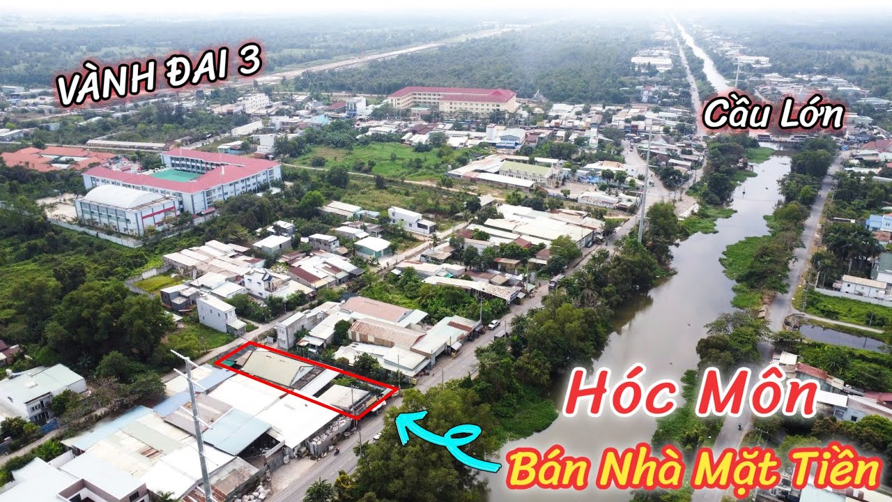 Bán Nhà Mặt Tiền Hóc Môn | vị trí ngay Vành Đai 3 và Trường Chợ Đầy Đủ | Gần Cầu Lớn