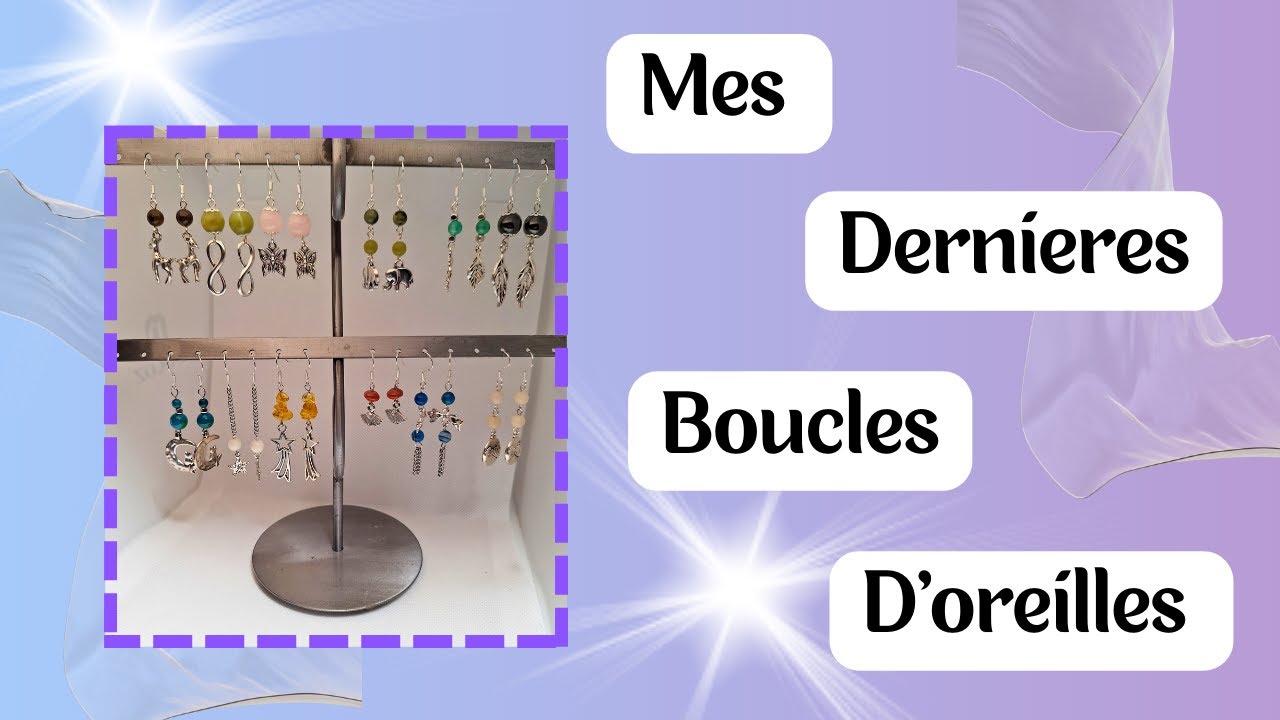 Créations Boucles d'oreilles en Pierres Naturelles