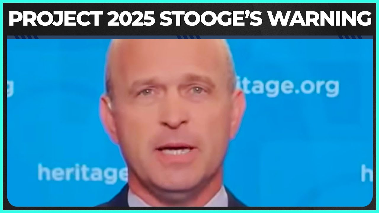 Project 2025 Stooge Issues SUPER DARK Warning