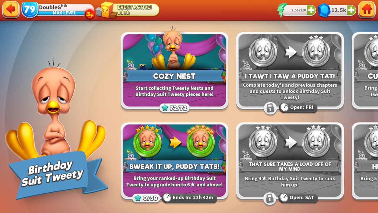 Birthday Suit Tweety: Bweak it up, Puddy Tat! Acts 1&2* | Looney Tunes: World of Mayhem