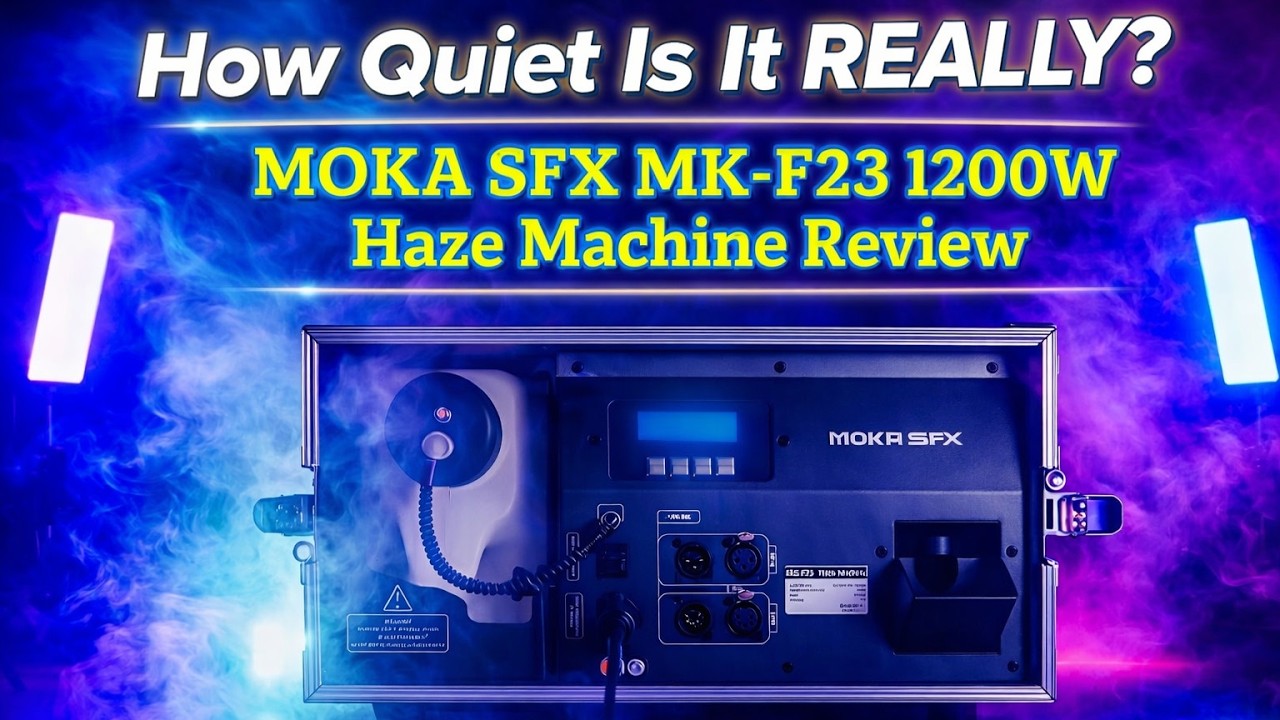 MOKA SFX MK‑F23 Review — A Deep Dive Into This 1200W “Silent” Haze Machine for Pro Stages & Events