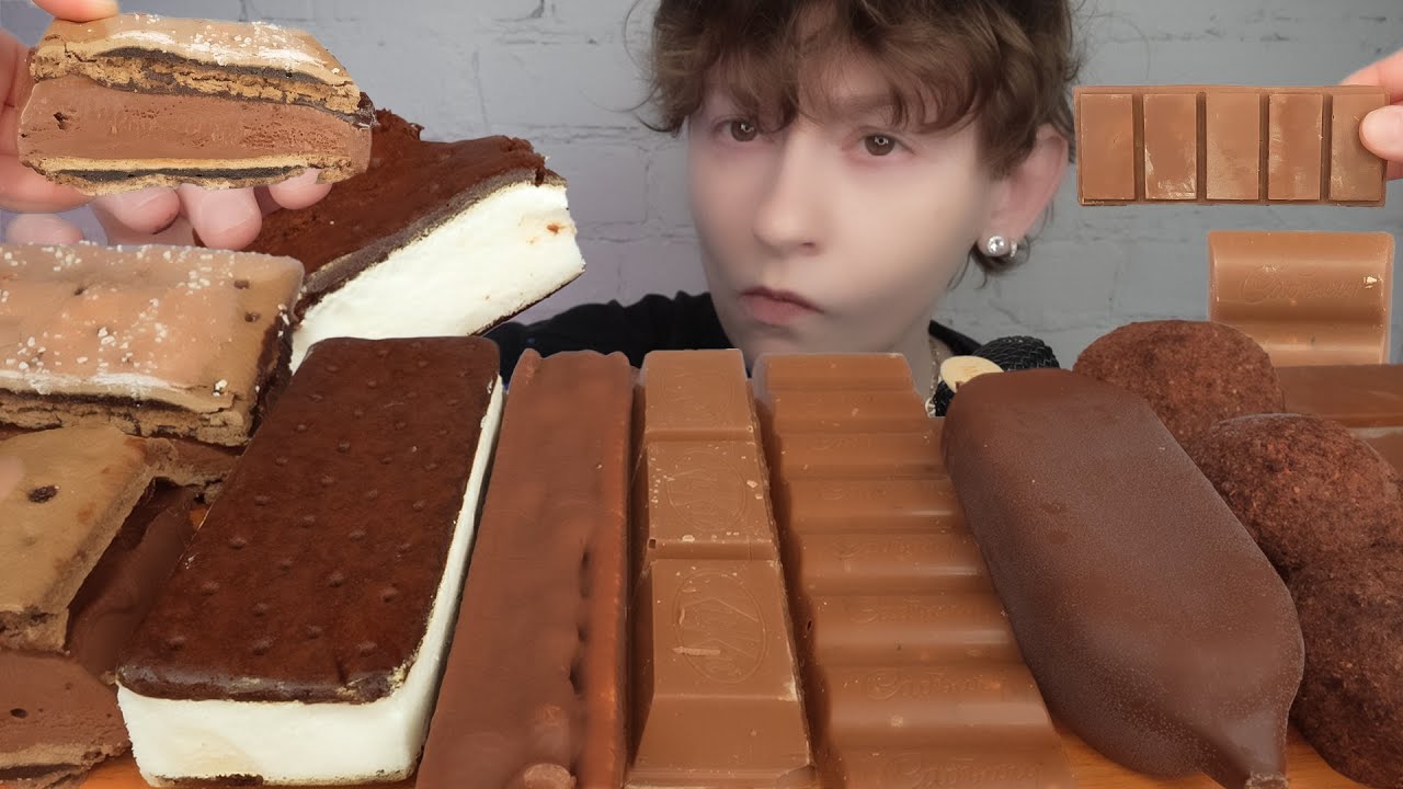 ASMR MAGNUM ICE CREAM, DUBAI CHOCOLATE BAR, CADBURY, KITKAT AUSTRALIA DESSERT MUKBANG | VNM ASMR