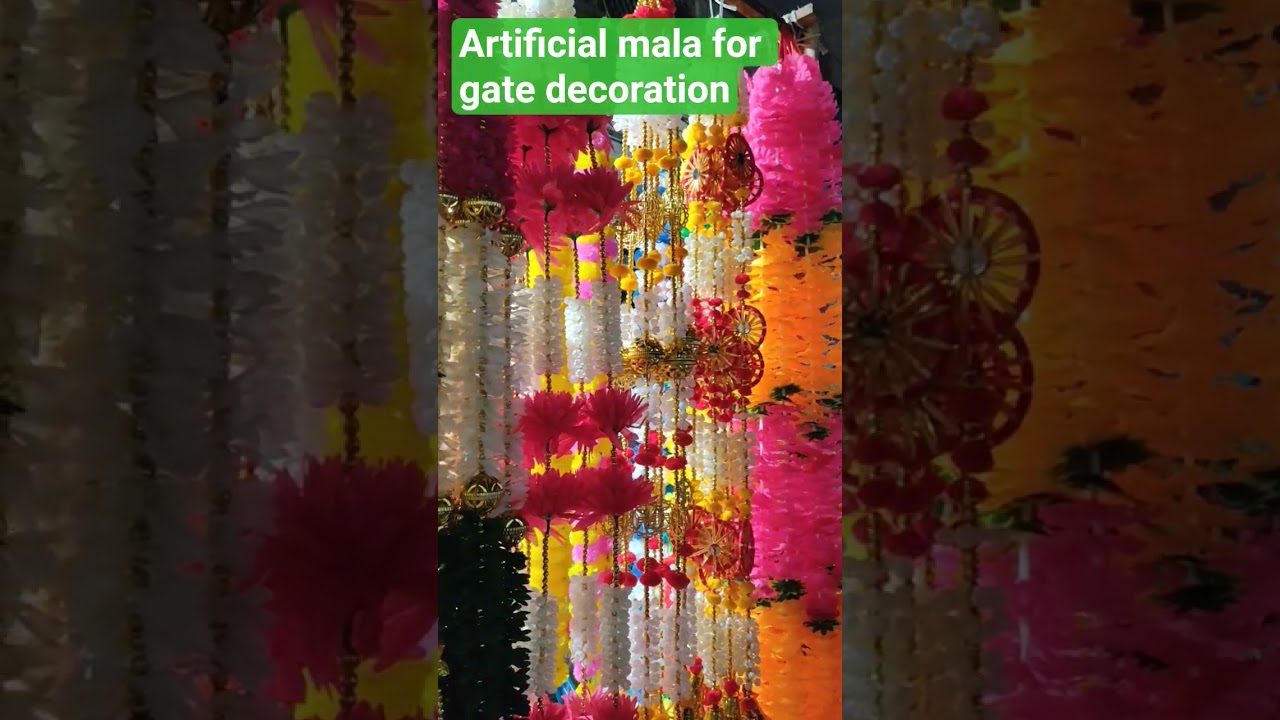 Artificial mala for gate decoration Diwali | Plastic Decoration Garland 