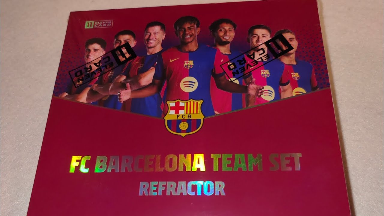 Fc Barcelona team set retractor 