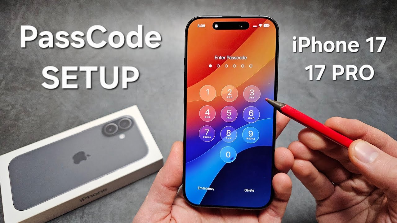 Как установить и включить пароль на iPhone 17 / 17 PRO