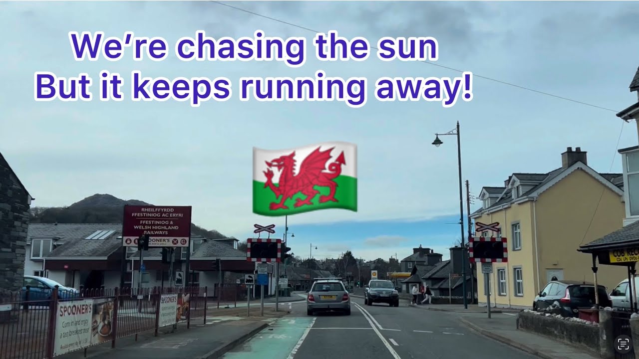 This trip takes us from  Penrhyndeudraeth over the Britannia Terrace and through Portmadog