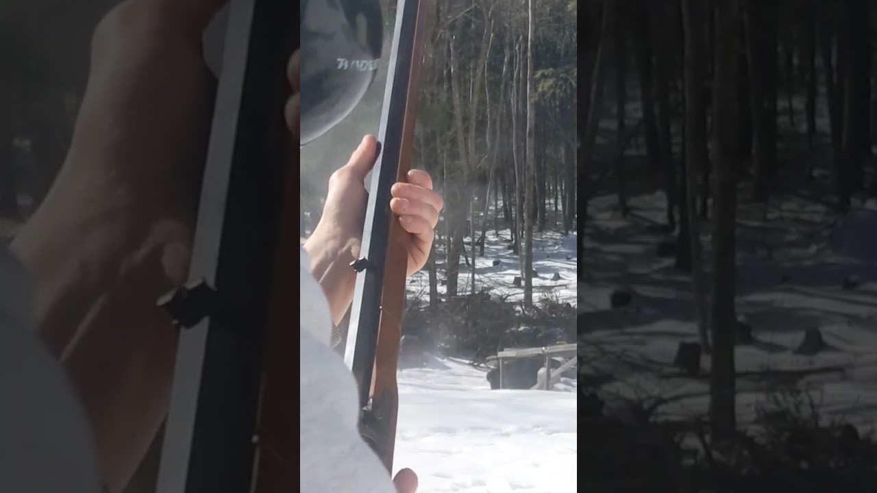 Kentucky rifle shooting then unshooting