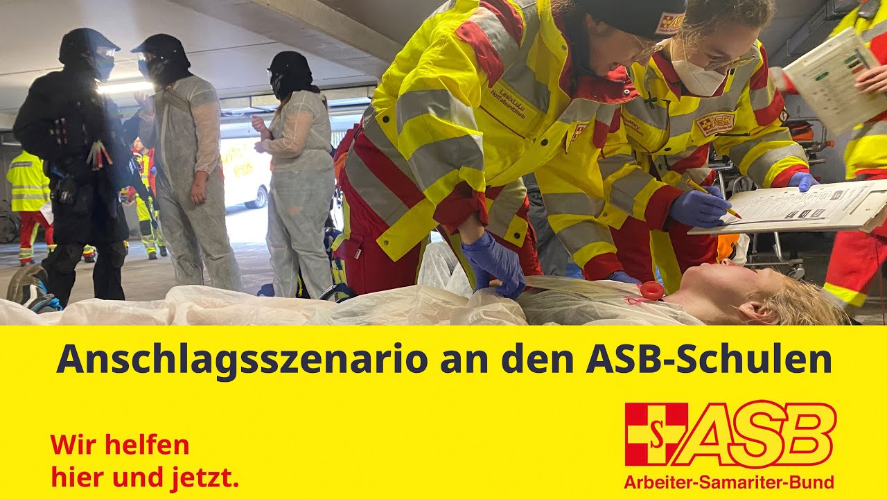 Polizeiübung an den ASB-Schulen Bayern