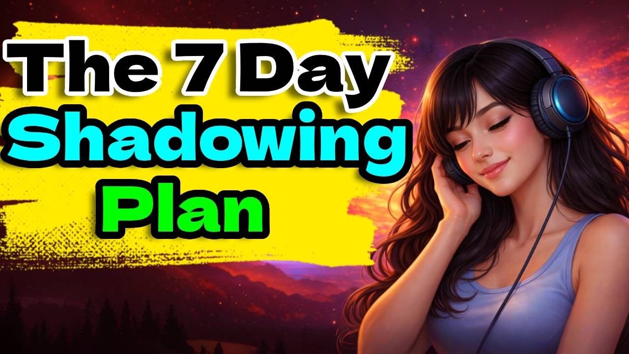 How to Practice English Daily | Shadowing Speaking Routine | English podcast