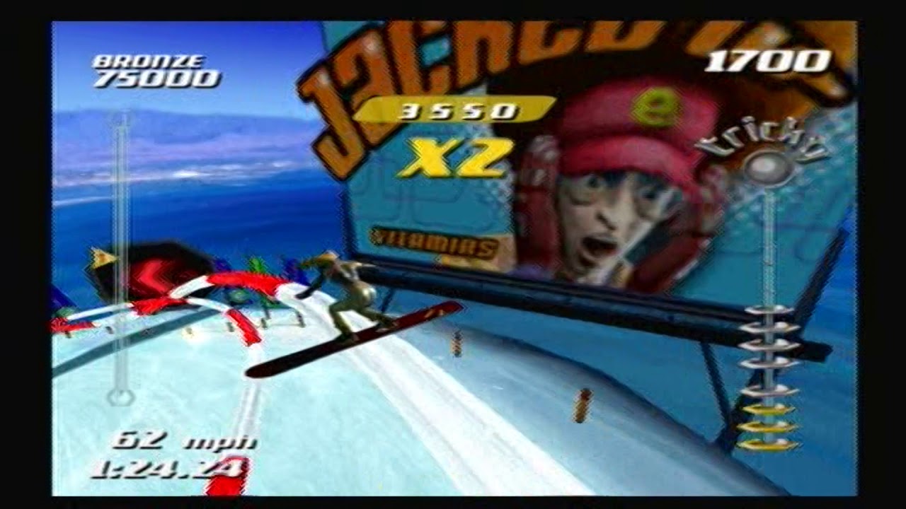 SSX Tricky - Marisol World Circuit - Aloha Ice Jam showoff