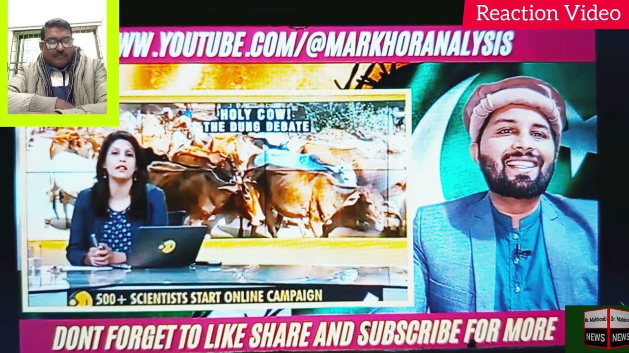Markhor Anylsis Reaction video/Indian goddi media Analyst badly software update/by the Pakistani/
