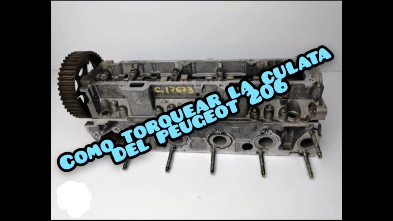 peugeot 206 torque de la culata