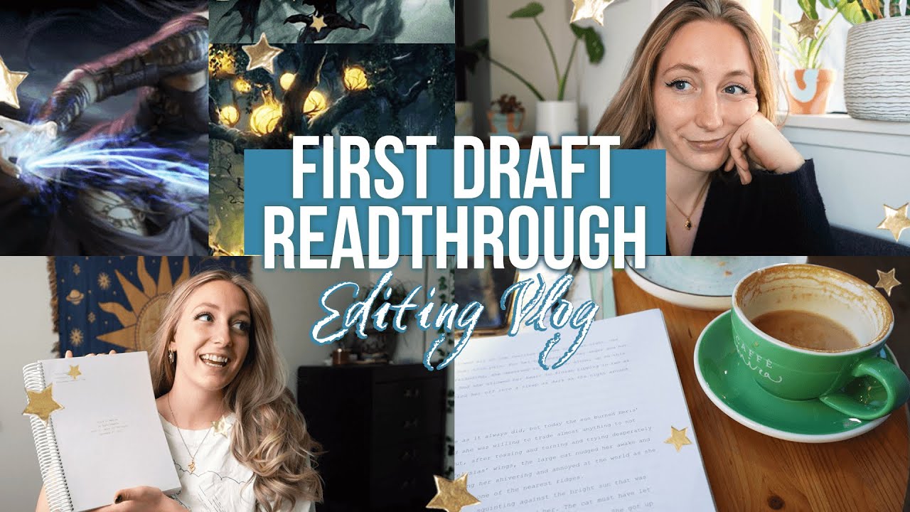 Reading the First Draft of My Book! | writing vlog - revisions