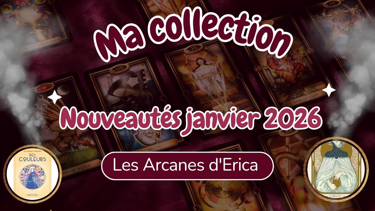 ✨ Nouveautés tarots et oracles janvier 2026 ✨🤗