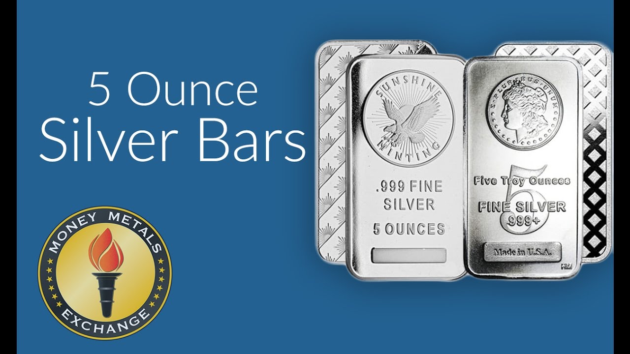 5 Oz Silver Bar | Money Metals Exchange