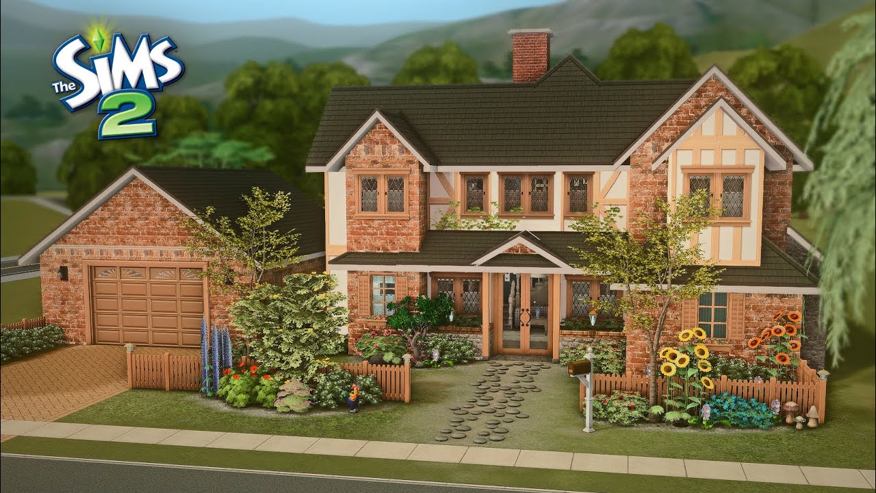 Blooming Family Cottage | The Sims 2 Speed Build I No CC