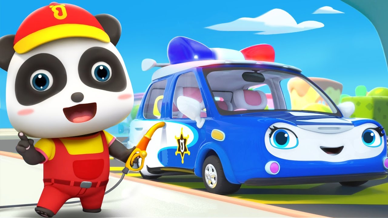 مرحبا بسيارات في محطة الغاز | سيارات اطفال | اغاني اطفال | بيبي باص | BabyBus Arabic