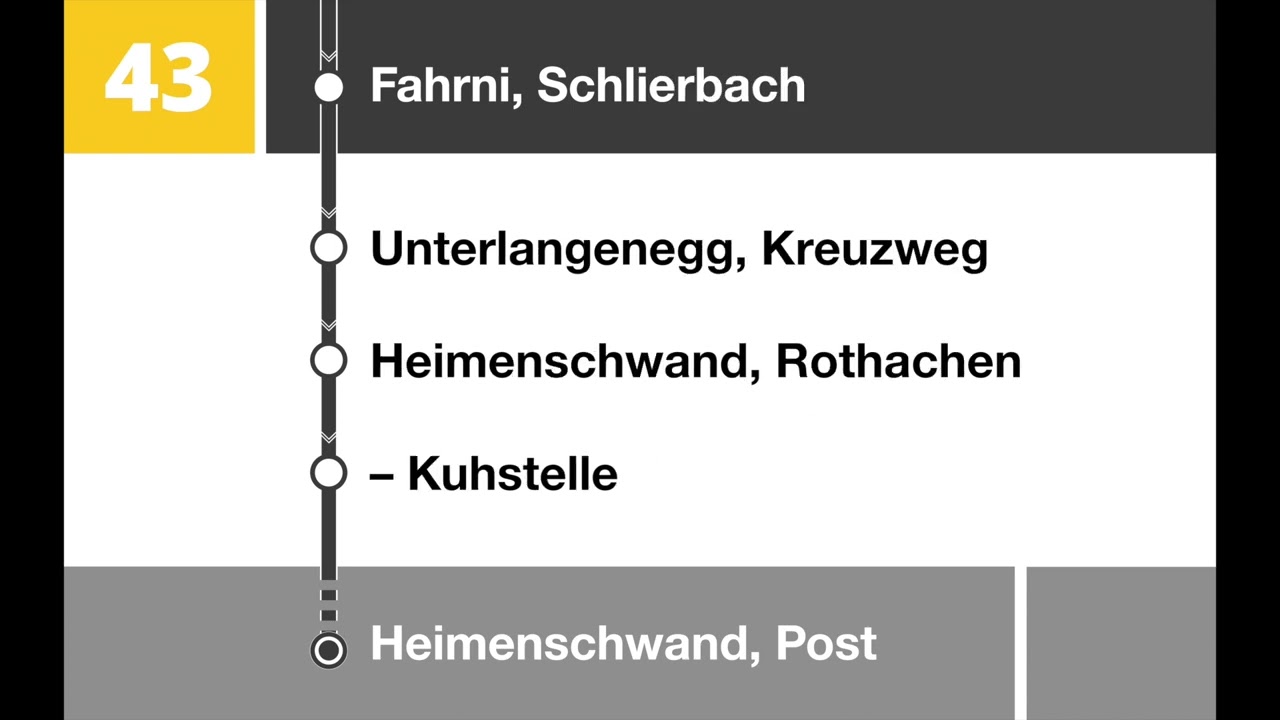 STI Ansagen • 43 • Thun – Steffisburg – Fahri – Unterlangenegg – Heimenschwand