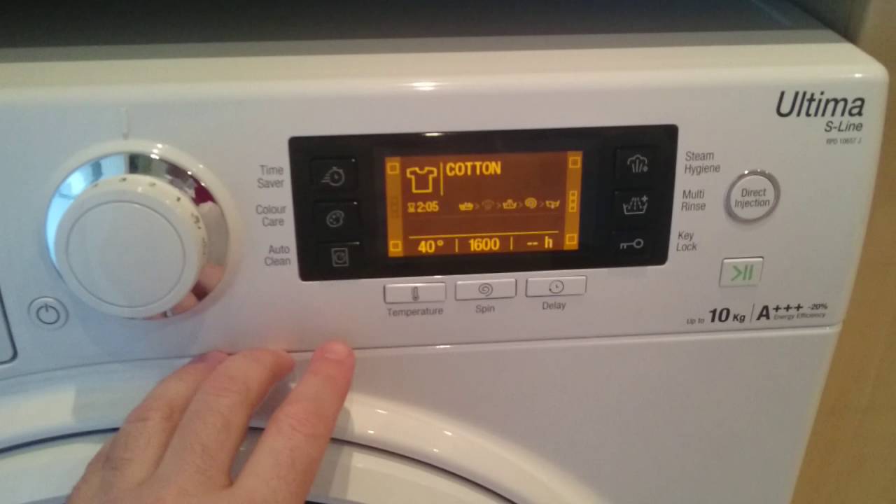 Hotpoint ultima s-line RPD10657J washing machine