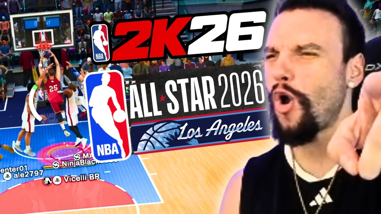 JOGUEI O NOVO EVENTO DO ALL STAR NO NBA 2K26 PARK COM UMA BUILD NOVA!