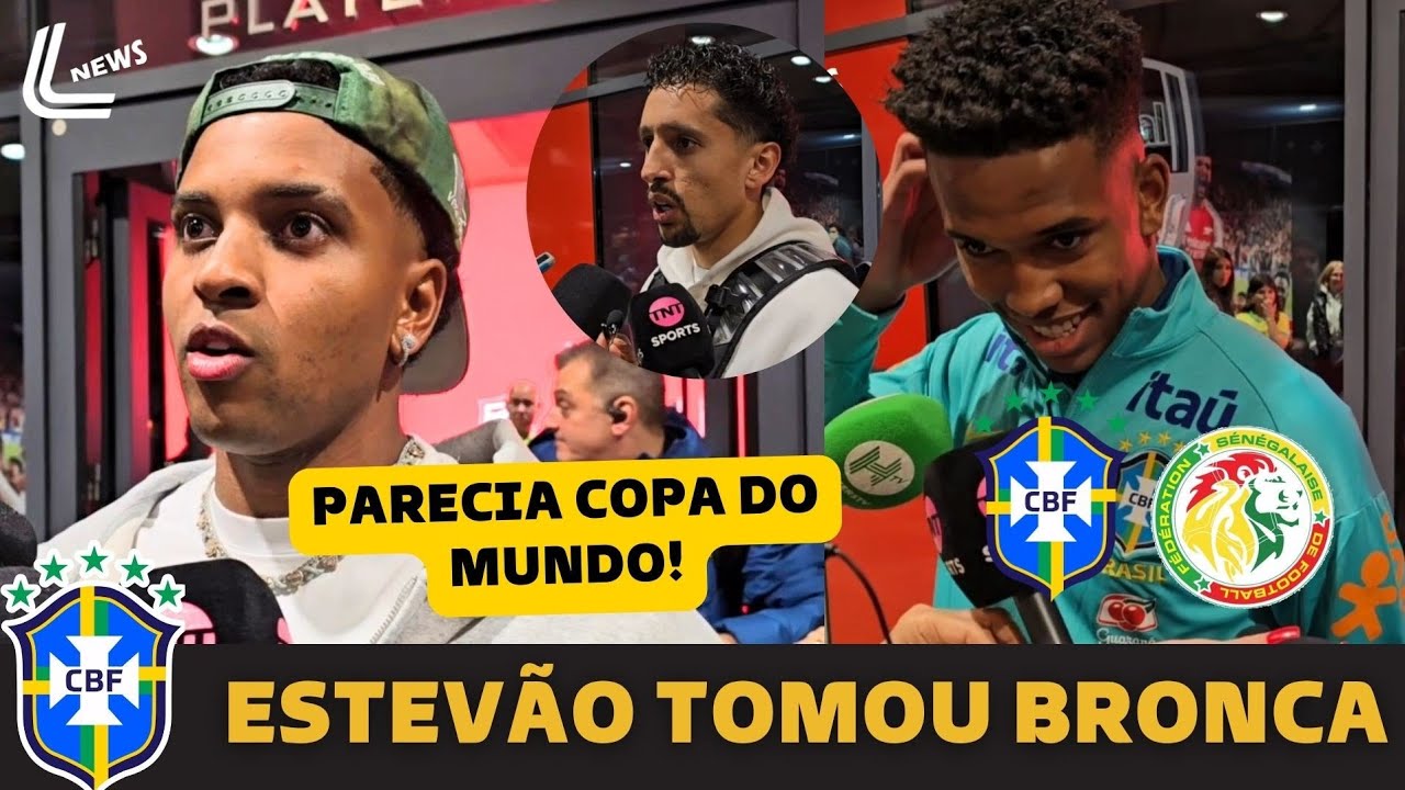 ESTEVÃO REVELA BRONCA DE ANCELOTTI: 