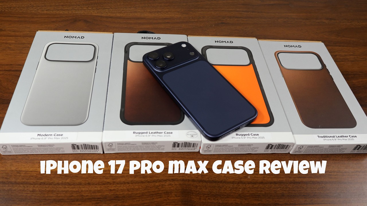 Обзор чехла Nomad для iPhone 17 Pro: кожа Horween!