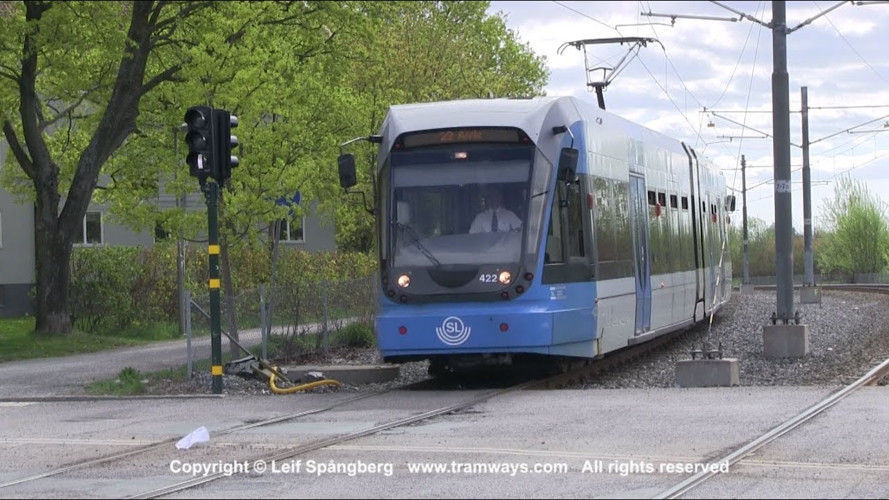 SL Tram Tvärbanan, Årstaberg, Stockholm