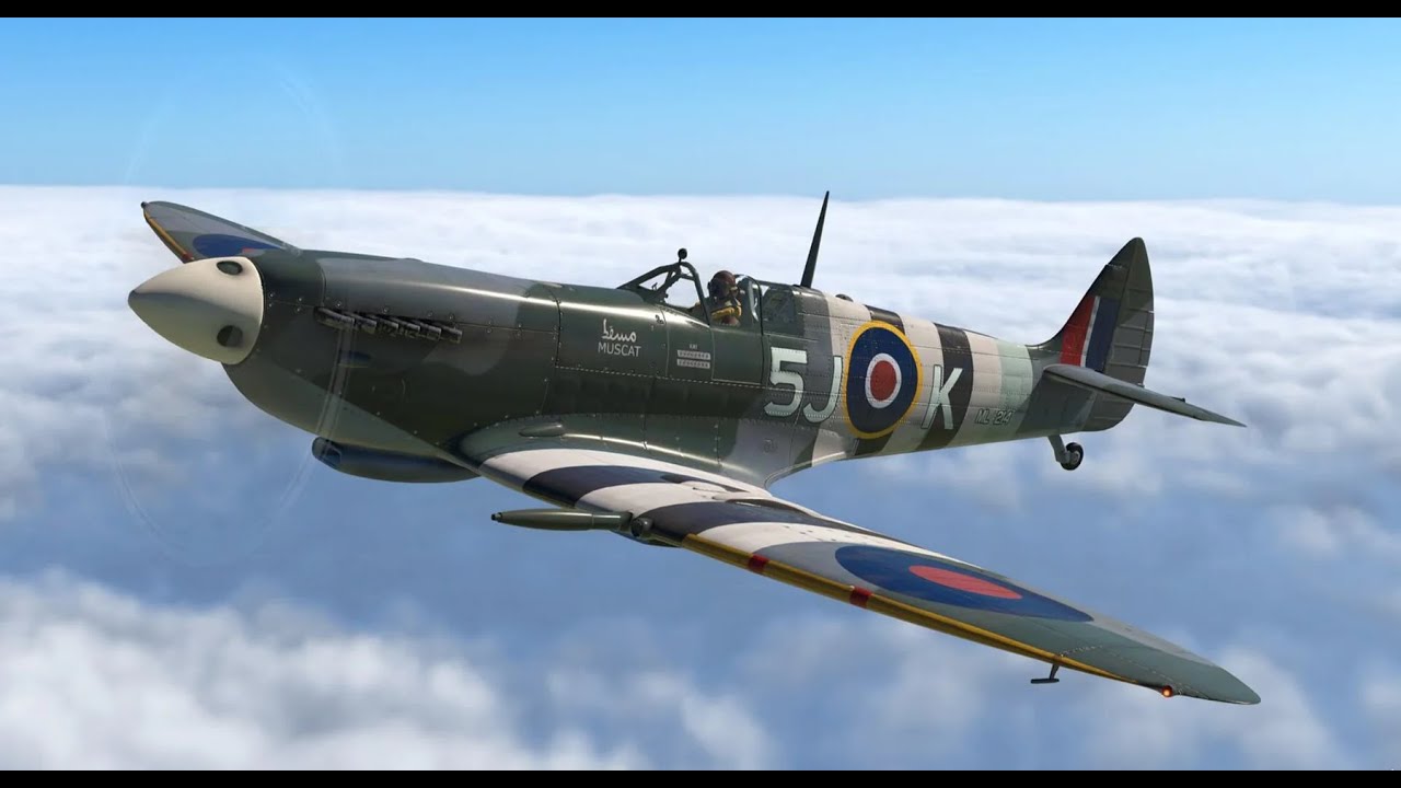 RAF Jurby - A trip around the North of the Isle of Man in a Spitfire Mk IXc