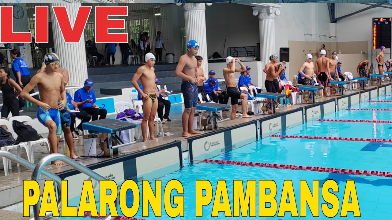 LIVE PALARONG PAMBANSA SWIMMING