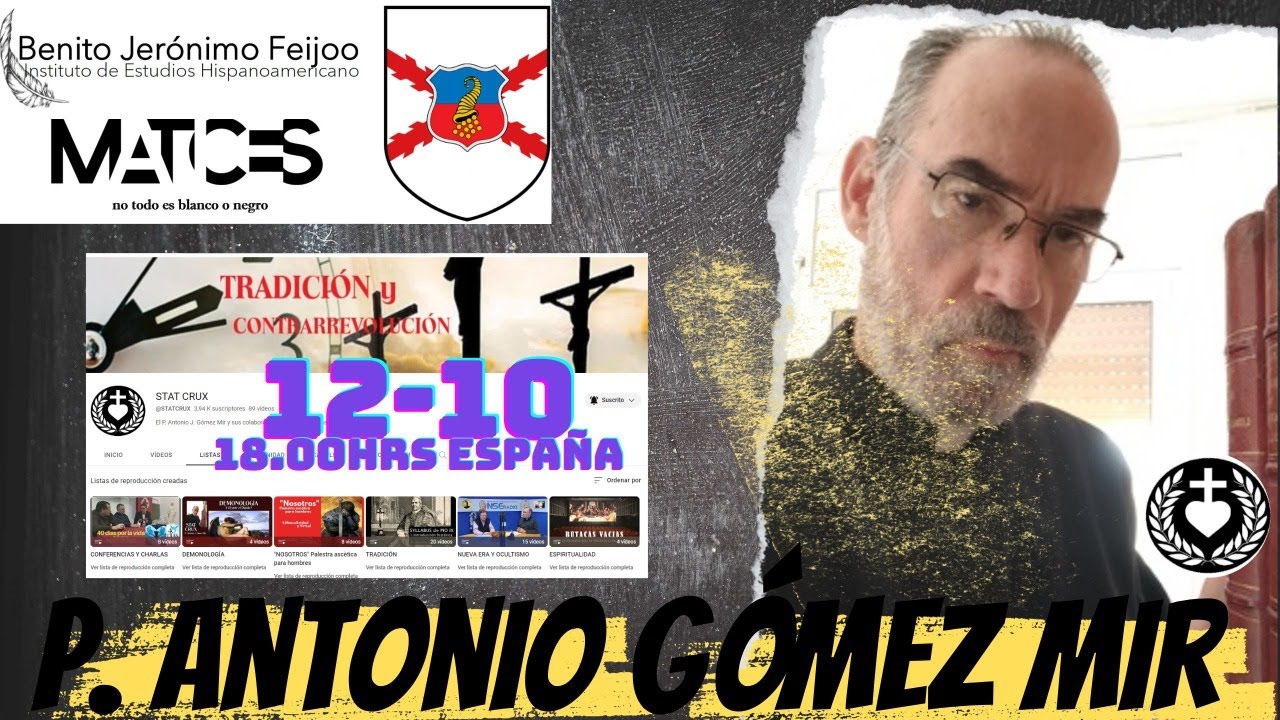 Stat Crux en MATICES junto al p. Antonio Gómez Mir