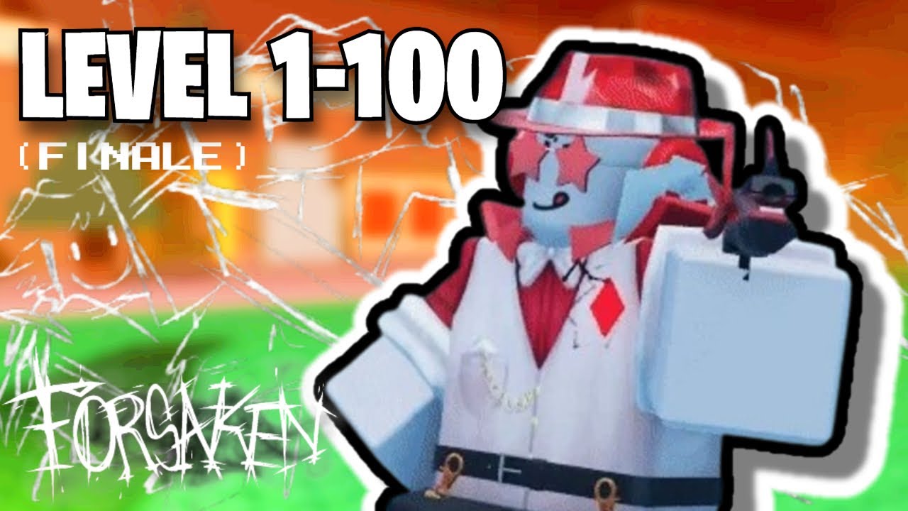 I went from level 1 to 100 with CHANCE in Roblox Forsaken (FINALE)