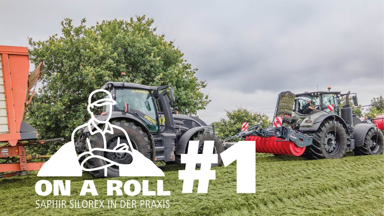 ON A ROLL#1:  Interview: Jascha Freytag, SAPHIR Silagewalze SiloRex 30H mit SMARTPULL
