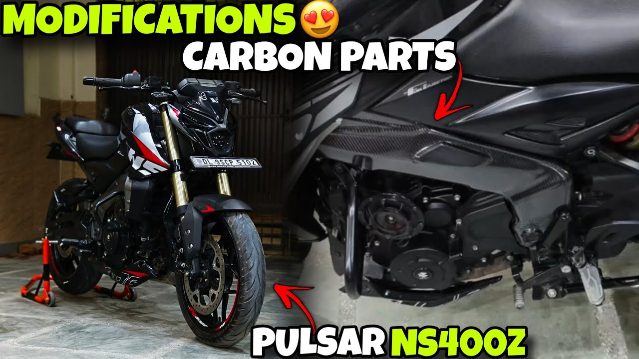 NS400Z CARBON PARTS MODIFICATION | FRAME WRAP |@DSG VLOGS