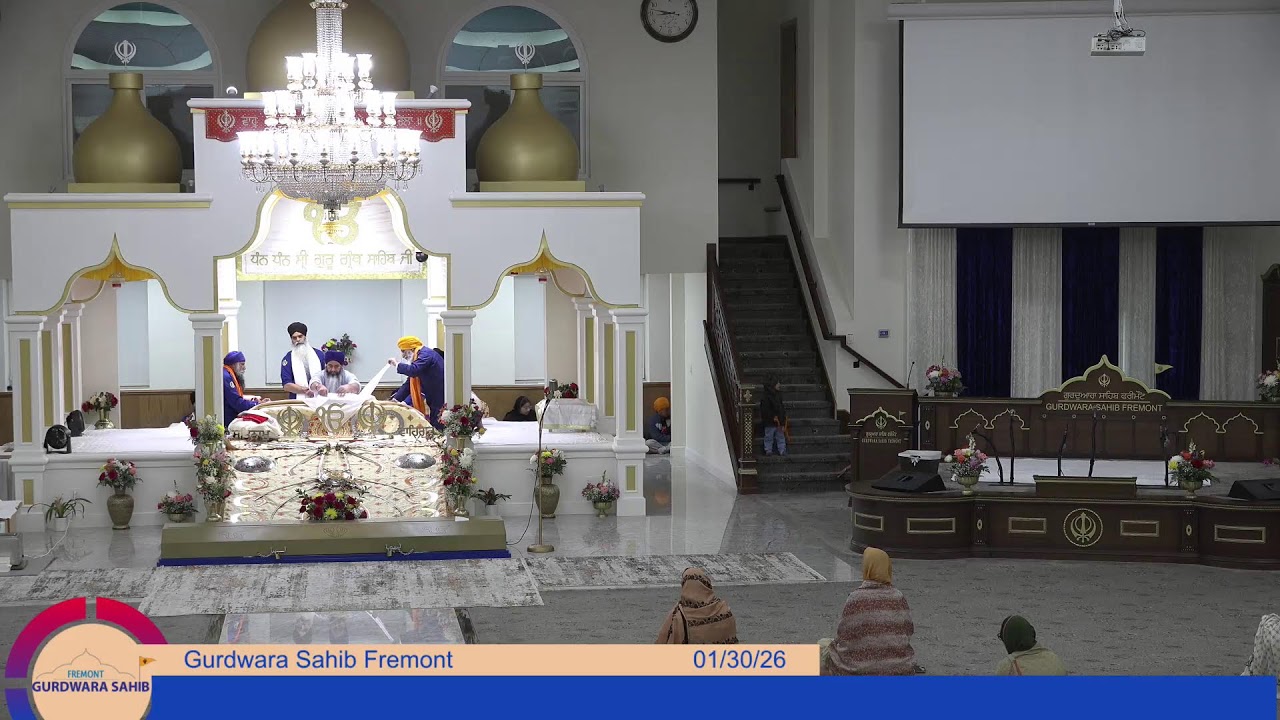 Gurdwara Sahib Fremont Evening Diwan 2026-01-30