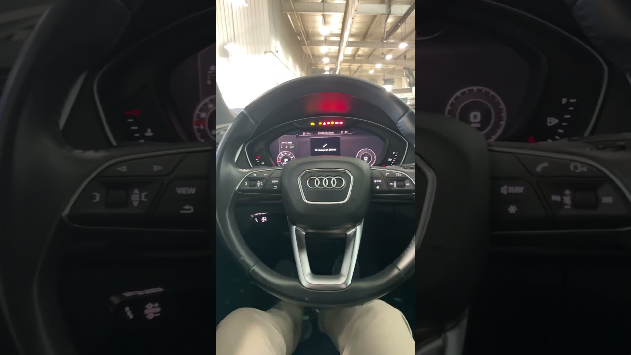 2019 Audi Q5 2.0T start up sequence