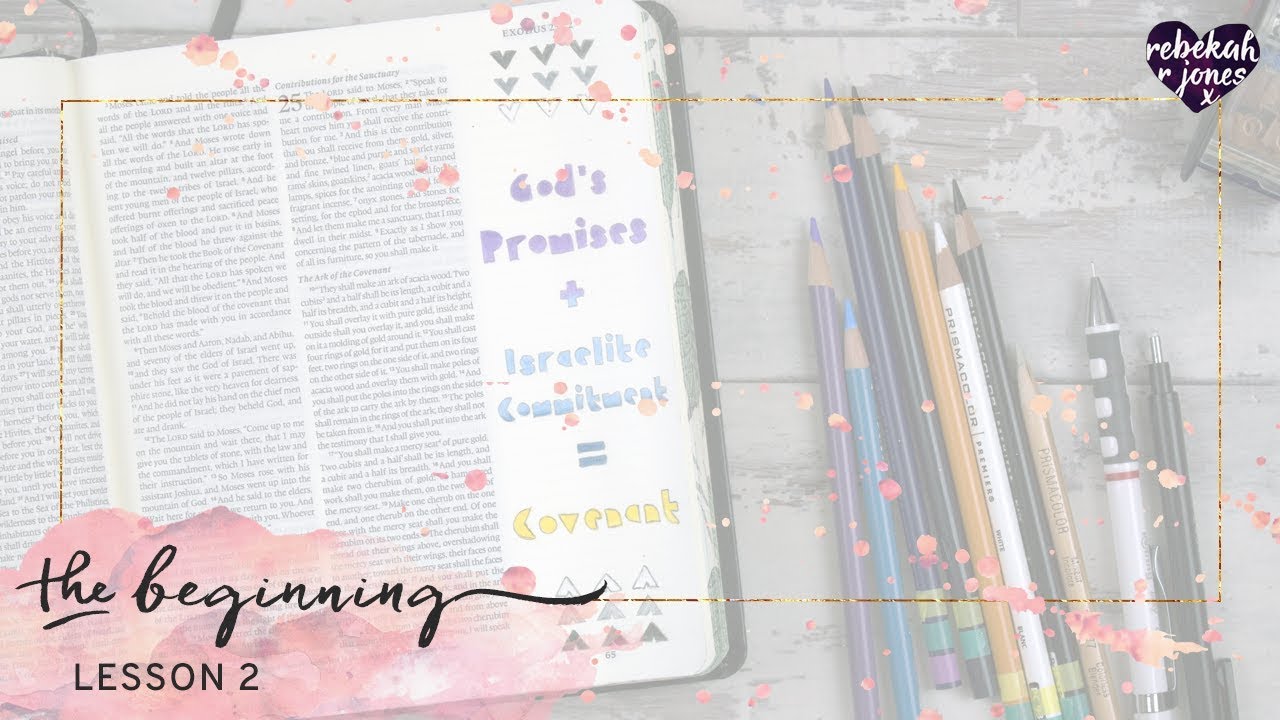 Simple Tips - The Beginning Lesson 2 Bible Art Journaling Challenge