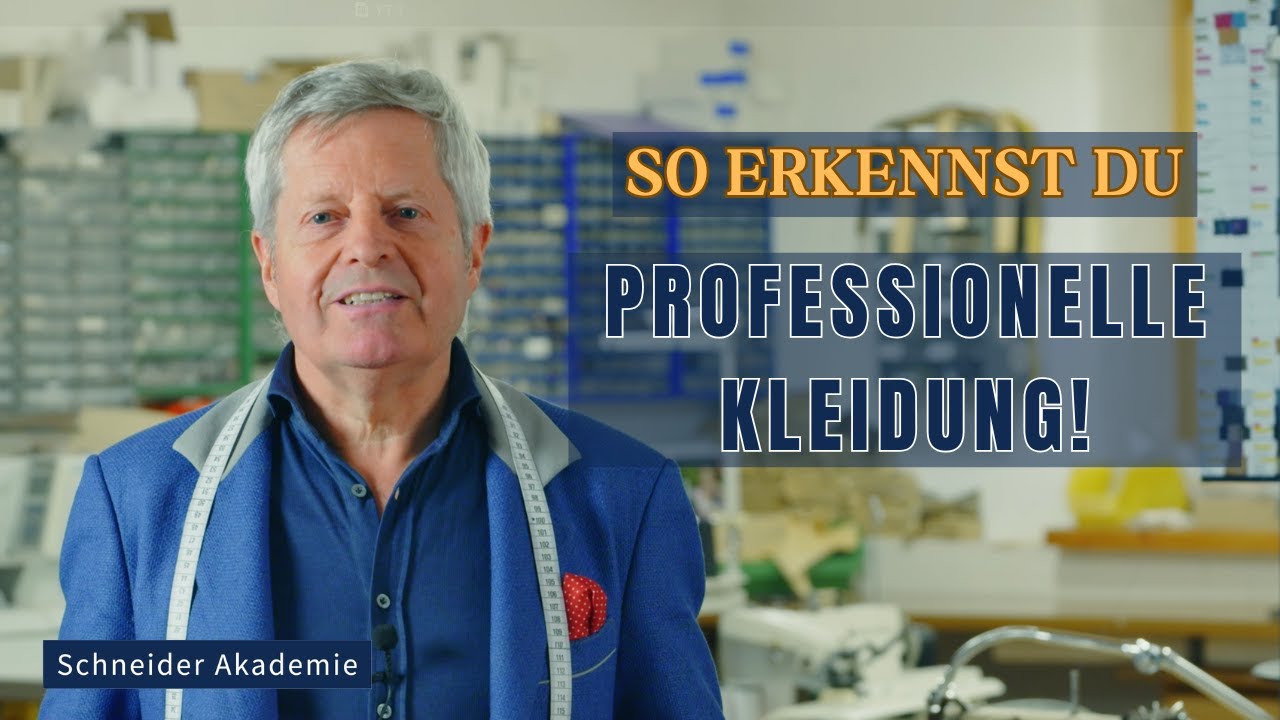 So erkennst du professionelle Kleidung gegenüber Billigkleidung sofort!