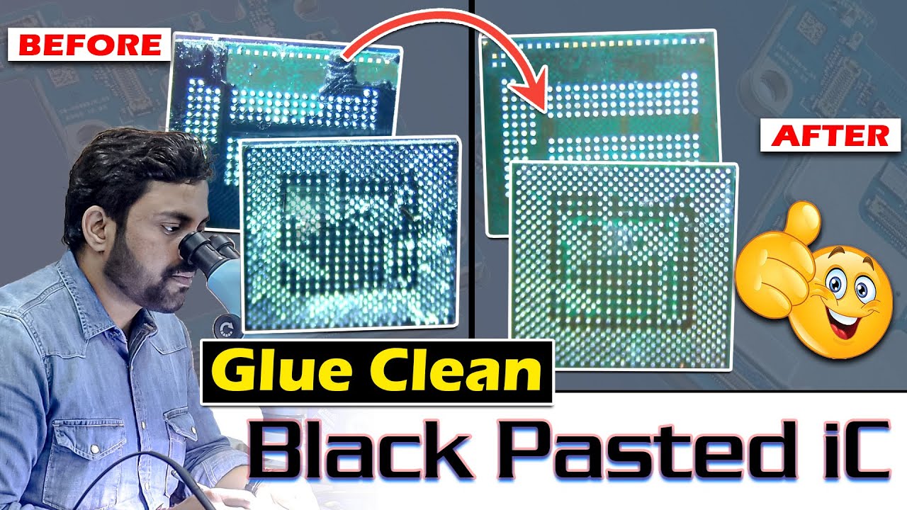 Black Pasted iC को कैसे Clean किया जाता है | #blackpastedic #Remove & #Clean #tips
