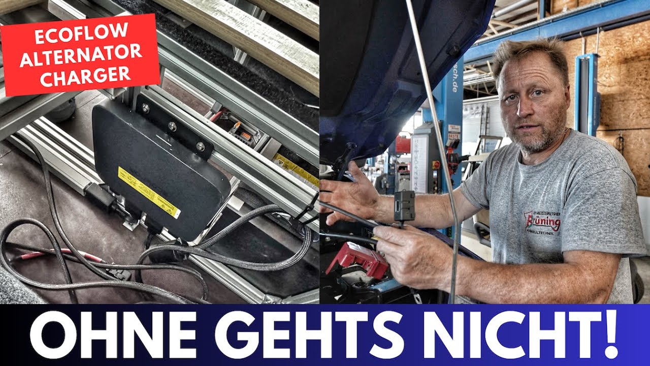 HERZSTÜCK: Der Ecoflow Alternator Charger im ISUZU DMAX - Pick up Camper