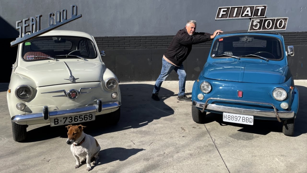 Esta semana hago una comparativa del FIAT 500L de 1969 con el SEAT 600 D también de 1969