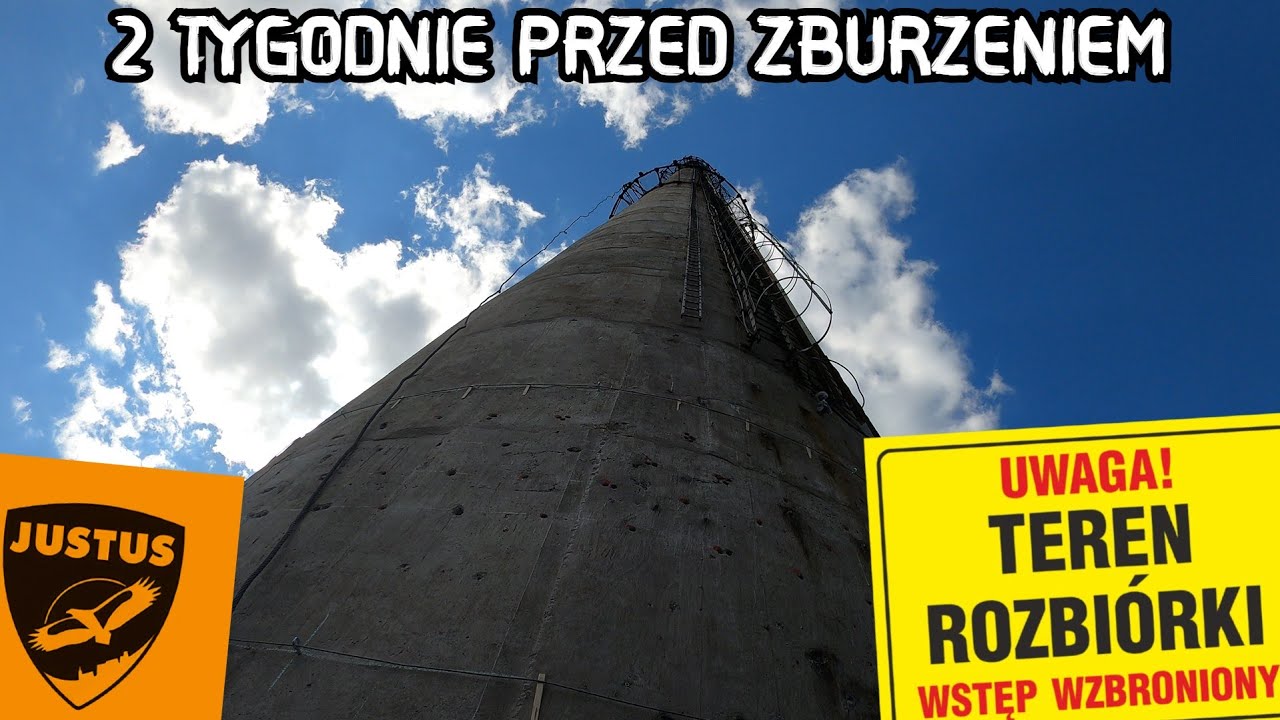 PRÓBA WEJŚCIA NA TRZEBINSKI KOMIN PRZED WYBURZANIEM