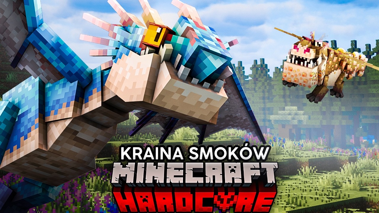 PRZEŻYŁAM 100H W KRAINIE SMOKÓW w MINECRAFT HARDCORE