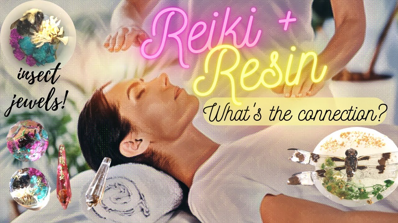 Reiki + Resin connection and casting dead insects, bumblebee, dragonfly, into jewelry