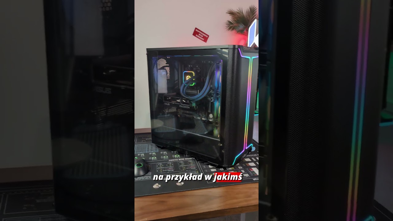 PC do gier z Ryzen 7800X3D 32GB RAM i AMD RX na pokładzie.