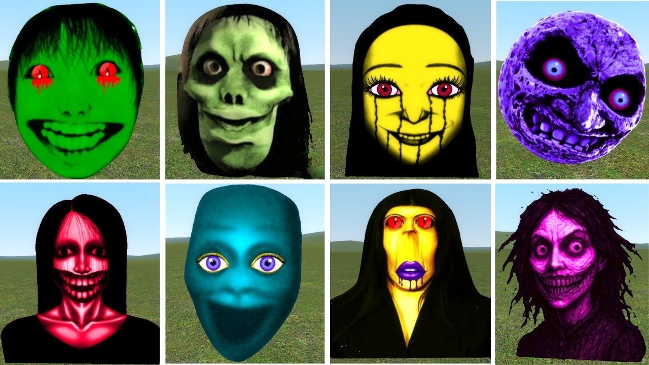 Kuchisake Onna, Jungler Original, Ellis Nextbot, Yoshie Kimura,Termina...Vs Towers In Garry's Mod