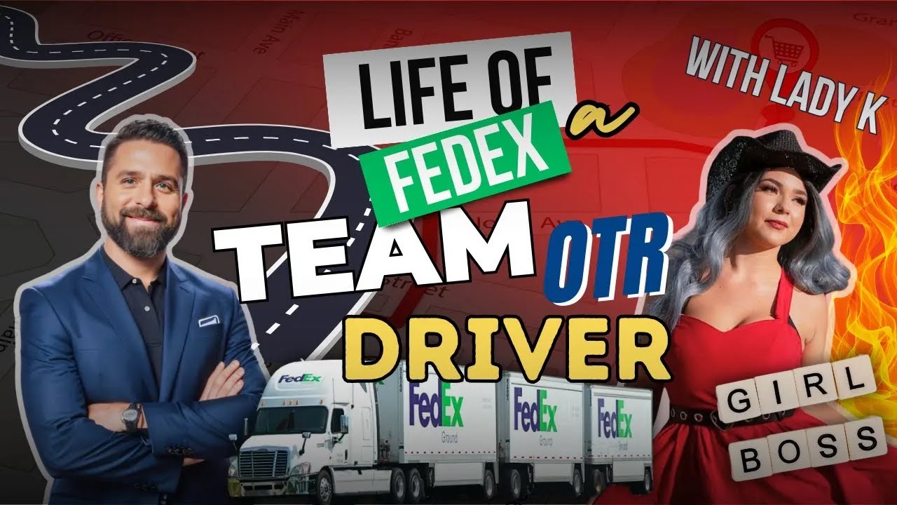 A Day in the Life of a FedEx Team Driver:  Lady K