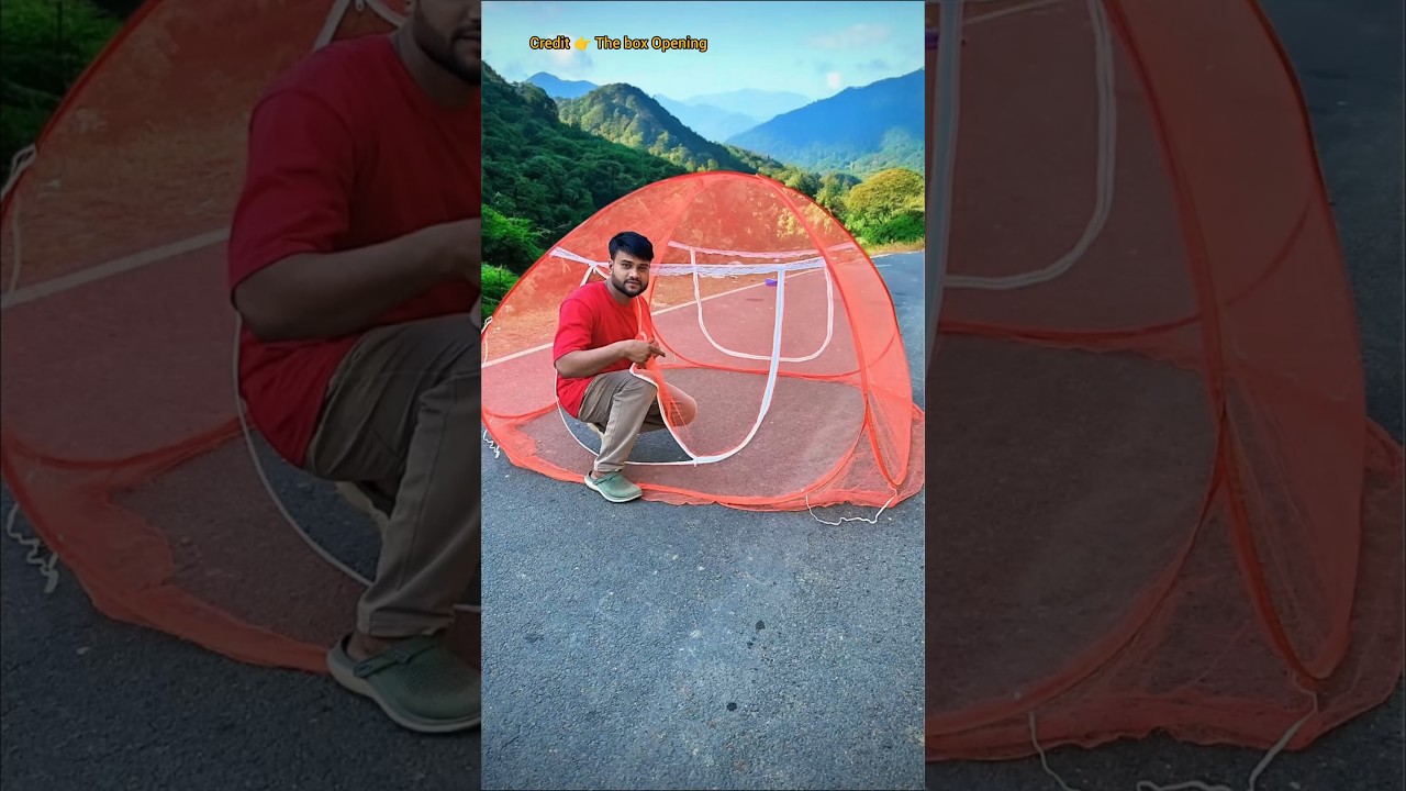 Ekdom Easy Setup Foldable Mosquito net for Camping Anywhere😲😱