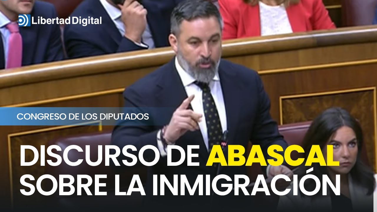 El discurso de Abascal sobre la inmigración