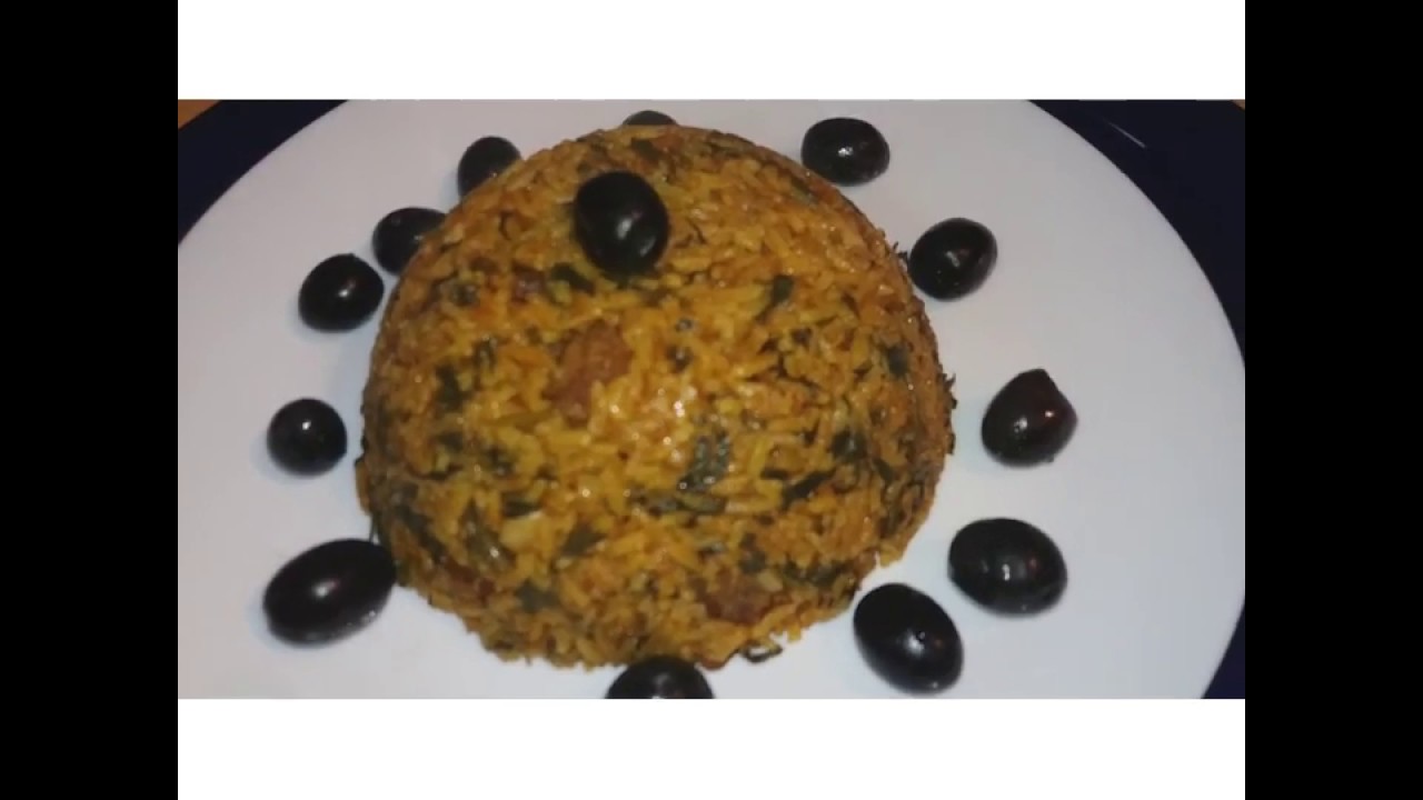 RIZ AUX ÉPINARDS.  (CUISINE MALIYA ). روز  بسبناخ⚘