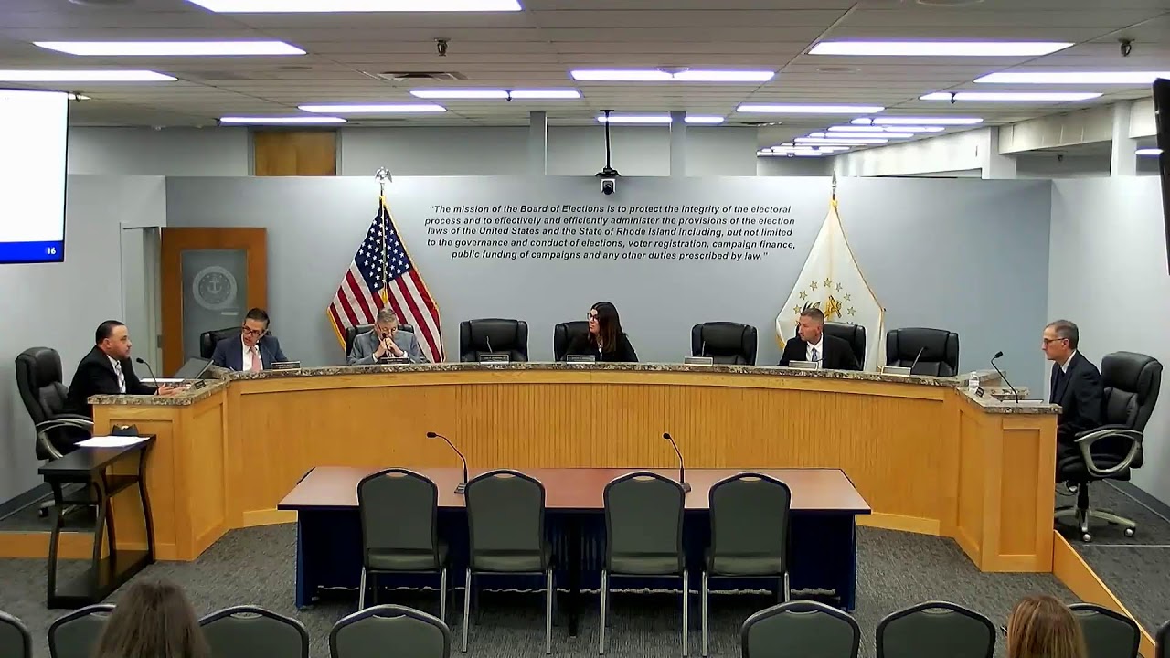 10-14-25 Meeting of the Rhode Island Board of Elections